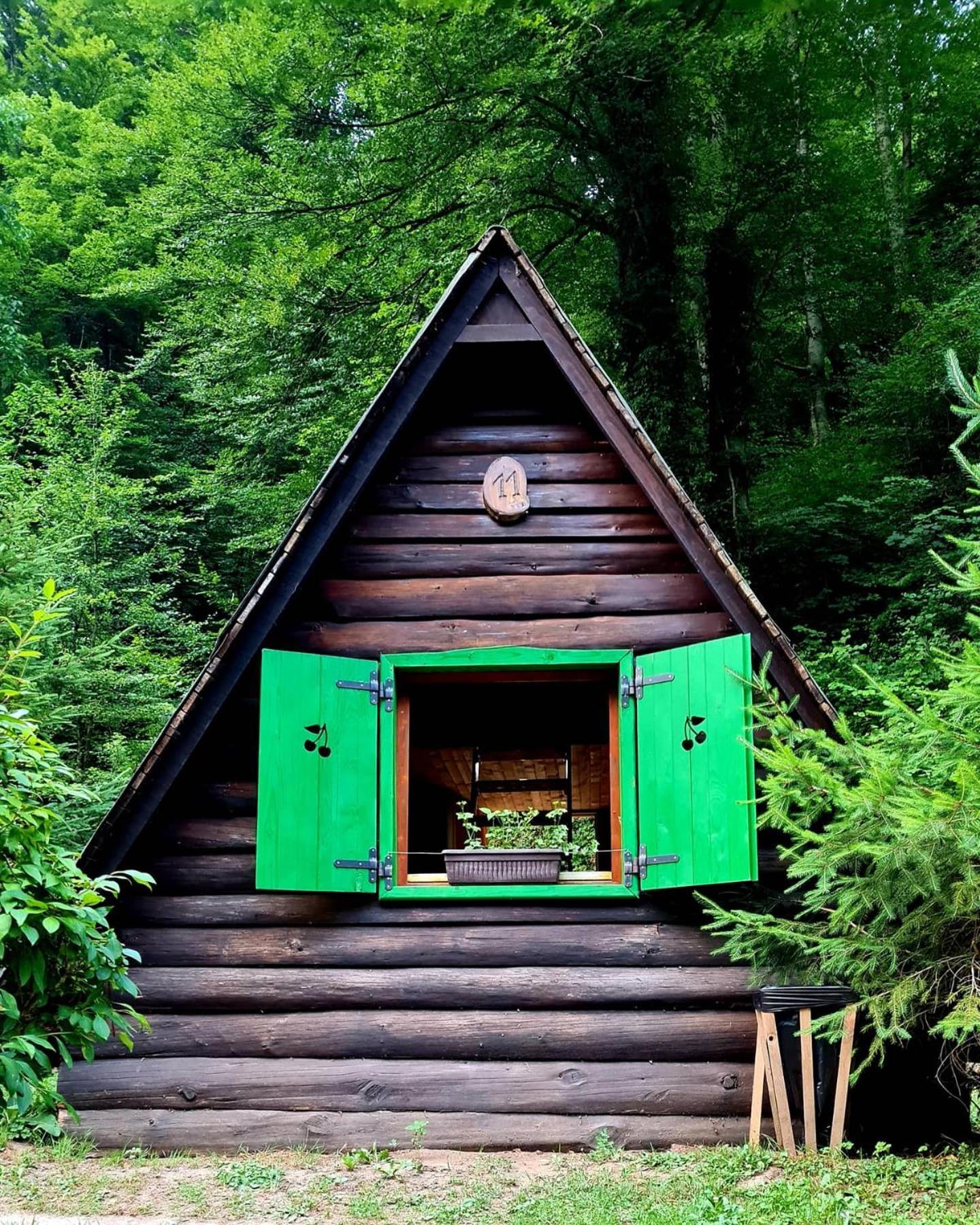 ホテル Rafting Camp Encijan フォチャ エクステリア 写真